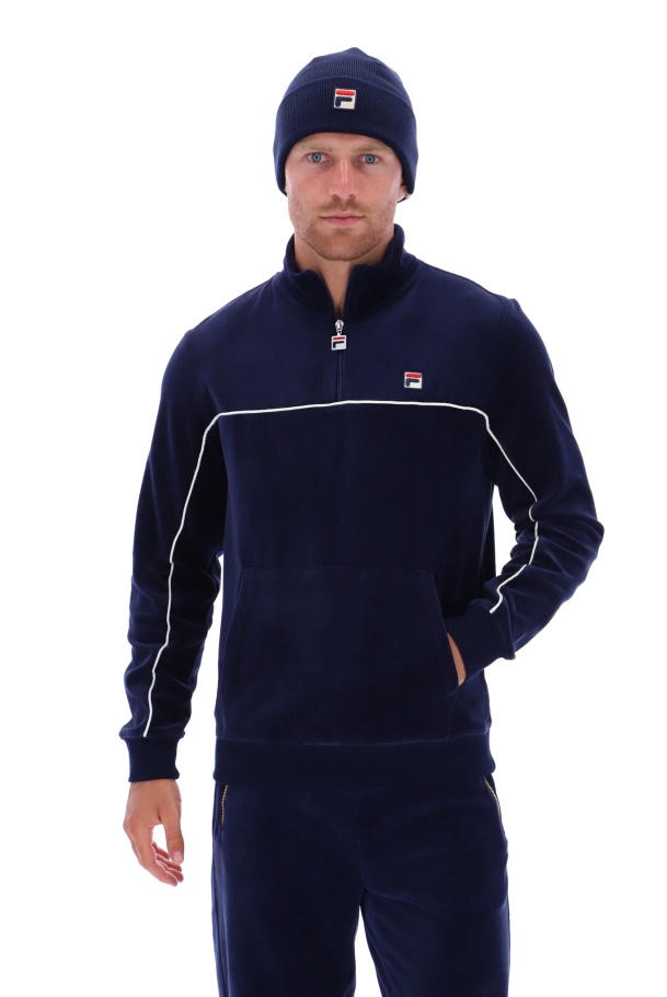 Fila Duke Veludo 1/4 Zip Com Debrum