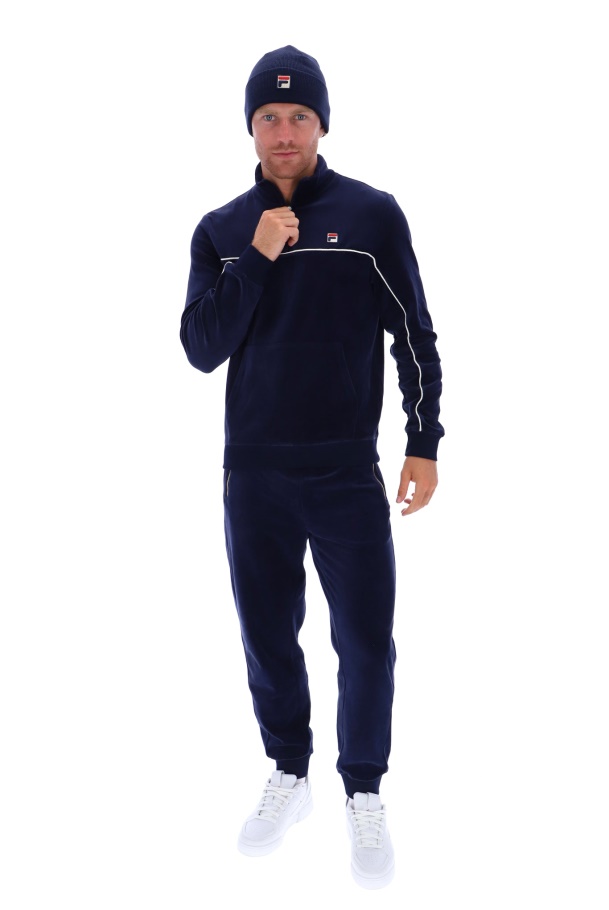 Fila Duke Veludo 1/4 Zip Com Debrum