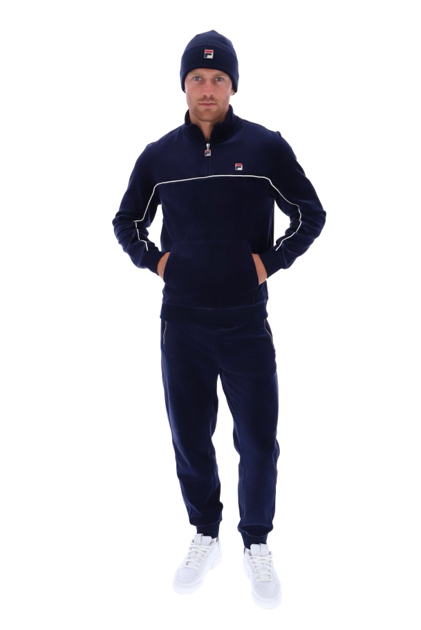 Fila Duke Veludo 1/4 Zip Com Debrum