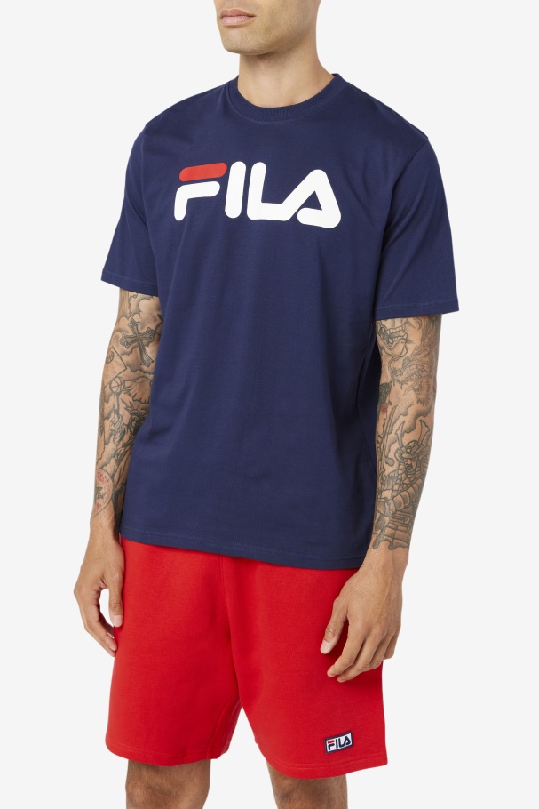 Fila Eagle Tee Masculino Peacoat/branco/vermelho Chinês