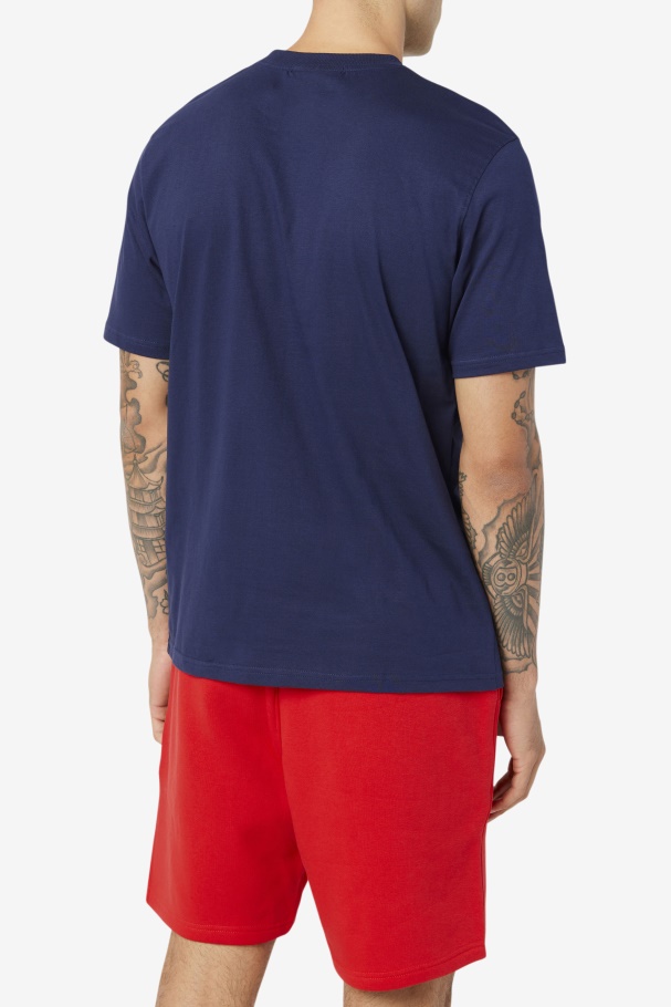 Fila Eagle Tee Masculino Peacoat/branco/vermelho Chinês