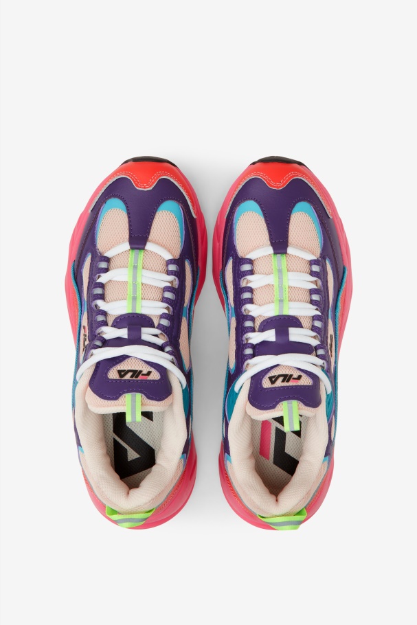 Fila Ecru/roxo/camélia Rosa Trigate Feminino