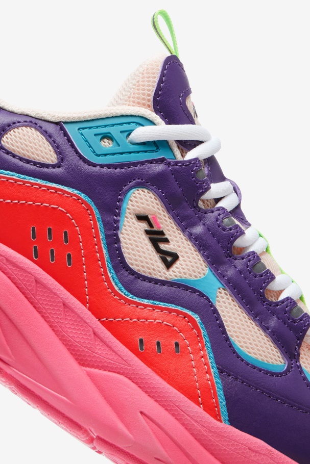 Fila Ecru/roxo/camélia Rosa Trigate Feminino