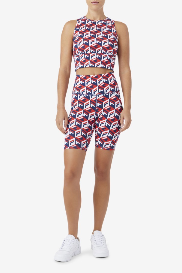 Fila Emmaline Tanque Vermelho/marinho/branco