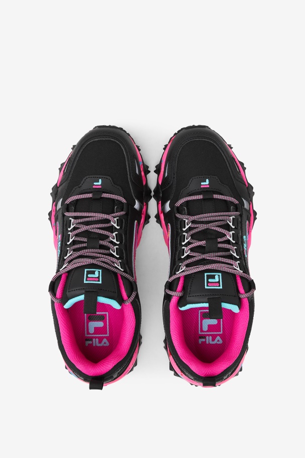 Fila Feminina Oakmont Tr Preto/rosa Glo/bluefish