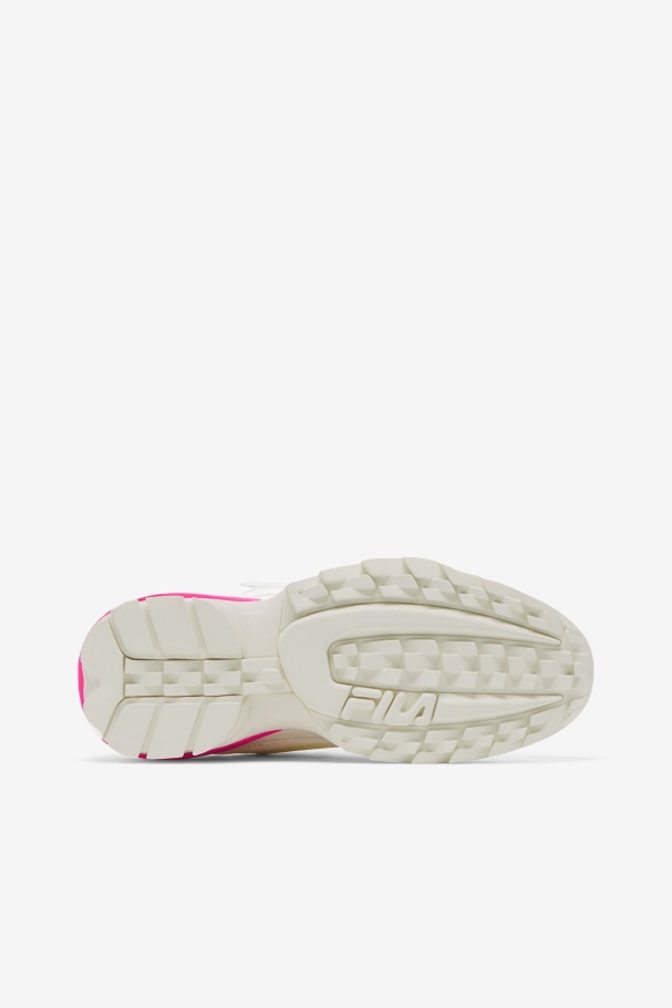 Fila Feminino Disruptor 2 Exp Branco/branco Areia/rosa Glo