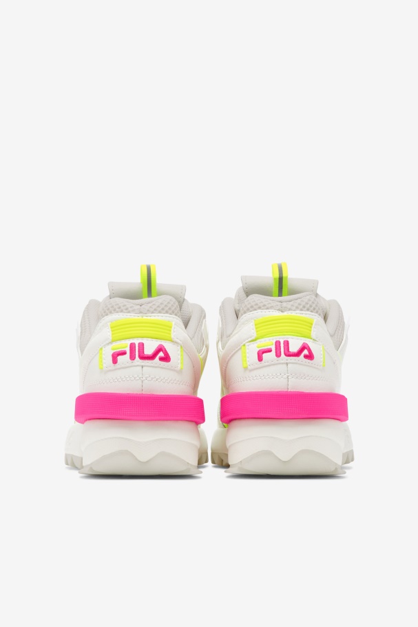 Fila Feminino Disruptor 2 Exp Branco/branco Areia/rosa Glo