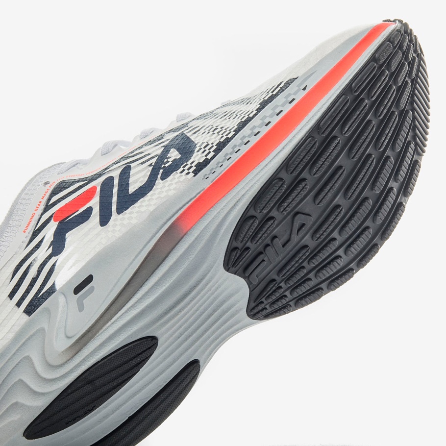 Fila Feminino Racer Branco Carbono/marinho/coral Ardente