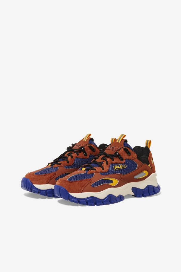 Fila Feminino Ray Tracer Tr 2 Bombay Marrom/azul/cru