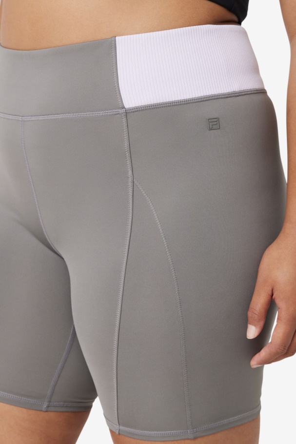 Fila Forza 8\ Texture Bike Short Gargoyle/Lavender Blue