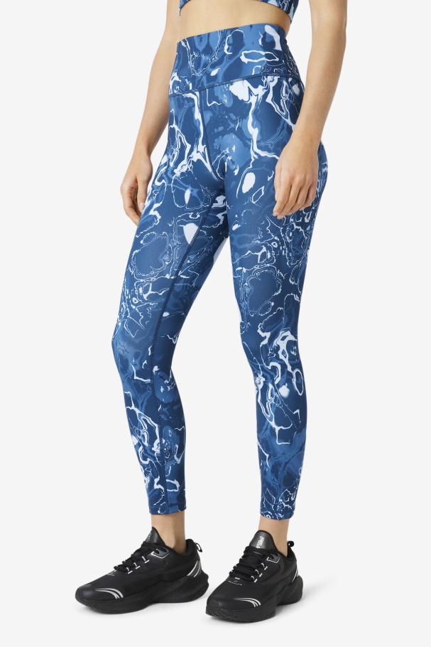 Fila Forza Elegante Leggings 7/8 Mármore Marinho