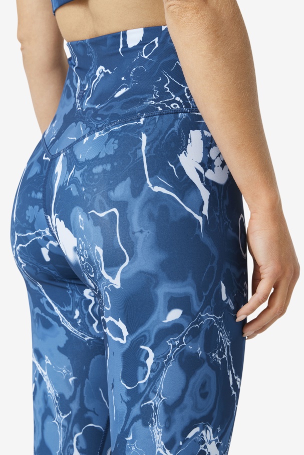 Fila Forza Elegante Leggings 7/8 Mármore Marinho