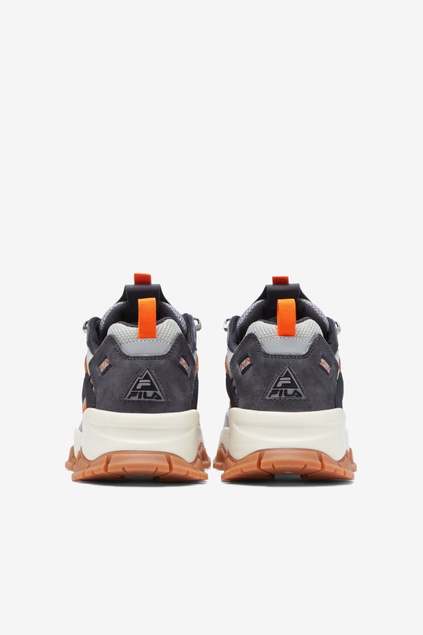 Fila Glacier Grey/nine Iron/orange Masculino Ray Tracer Tr 2