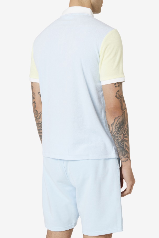 Fila Gramme Polo Azul/tender Amarelo/marshmallow