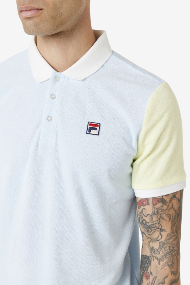 Fila Gramme Polo Azul/tender Amarelo/marshmallow