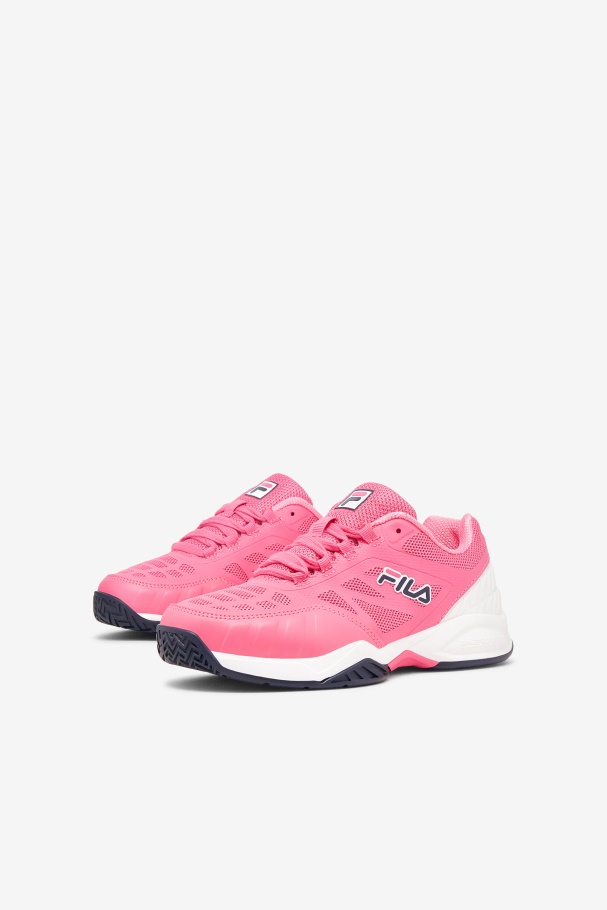 Fila Infantil Axilus Jr Rosa/branco/marinho