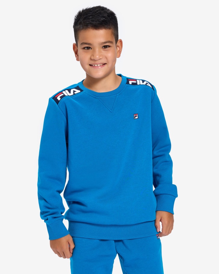 Fila Kids Badge 20 Crew Mykonos Blue