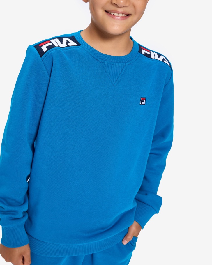 Fila Kid\s Badge 20 Crew Mykonos Blue