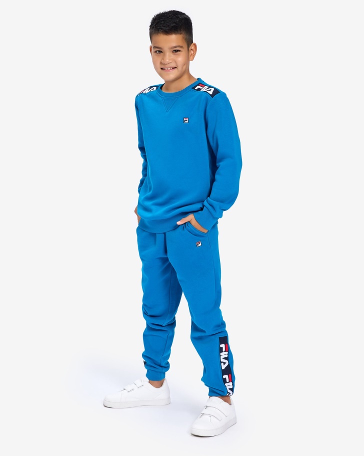 Fila Kid\s Badge 20 Crew Mykonos Blue