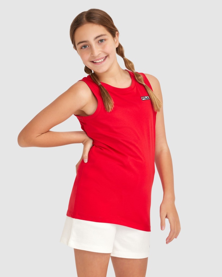 Fila Kid\s Parker Tank Vermelho