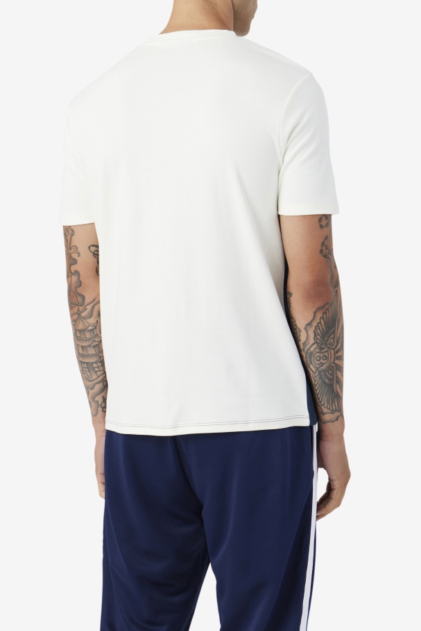 Fila Leary Crew Teal/pedra Marrom/laranja