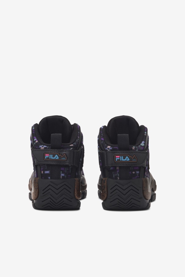 Fila Little Kids\ Grant Hill 2 Outdoor Preto/pinha/roxo