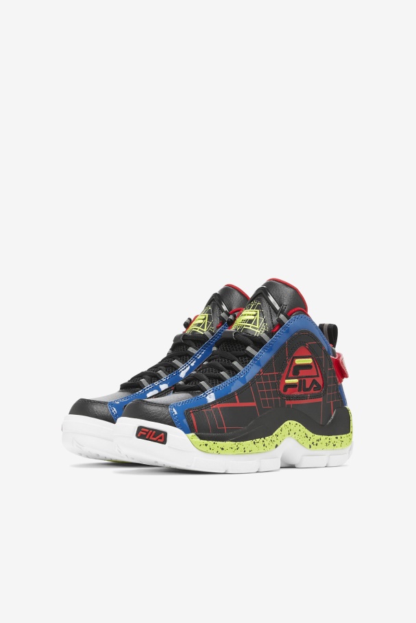 Fila Little Kids\ Grant Hill 2 Preto/azul/vermelho