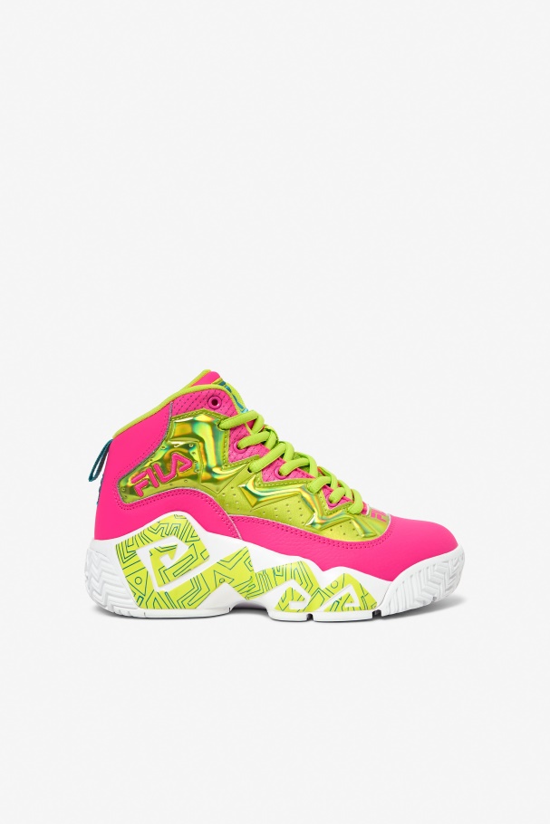 Fila Little Kids Mb Night Walk Rosa/lima Ponche/branco