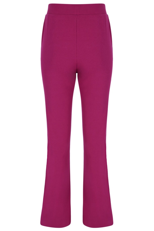 Fila Luna Calça Flare Canelada Grossa Feminina