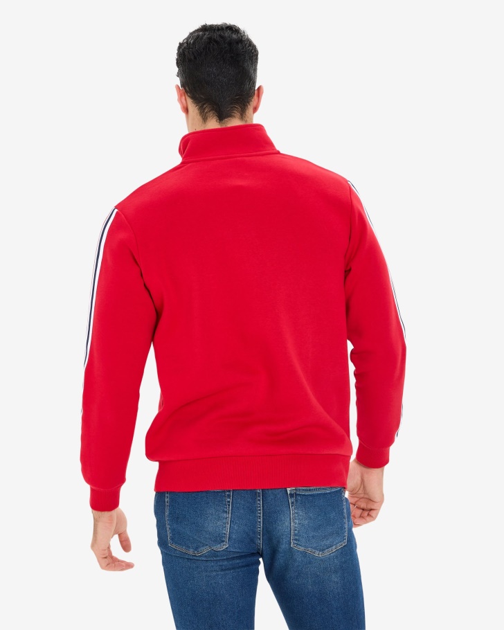 Fila Masculino Aemero Qtr Zip Vermelho