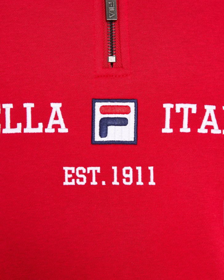 Fila Masculino Aemero Qtr Zip Vermelho