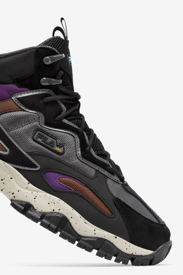 Fila Masculino Ray Tracer Tr 2 Mid Preto/roxo/pelicano