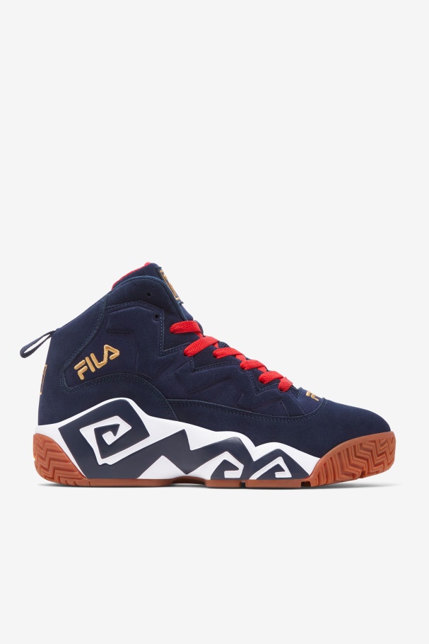 Fila Mb Masculino Azul Marinho/branco/ouro Metálico