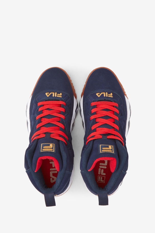Fila Mb Masculino Azul Marinho/branco/ouro Metálico