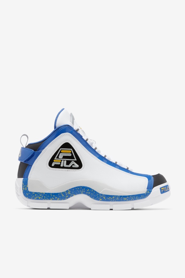 Fila Mens Grant Hill 2 Branco/nebulas Azul/limão