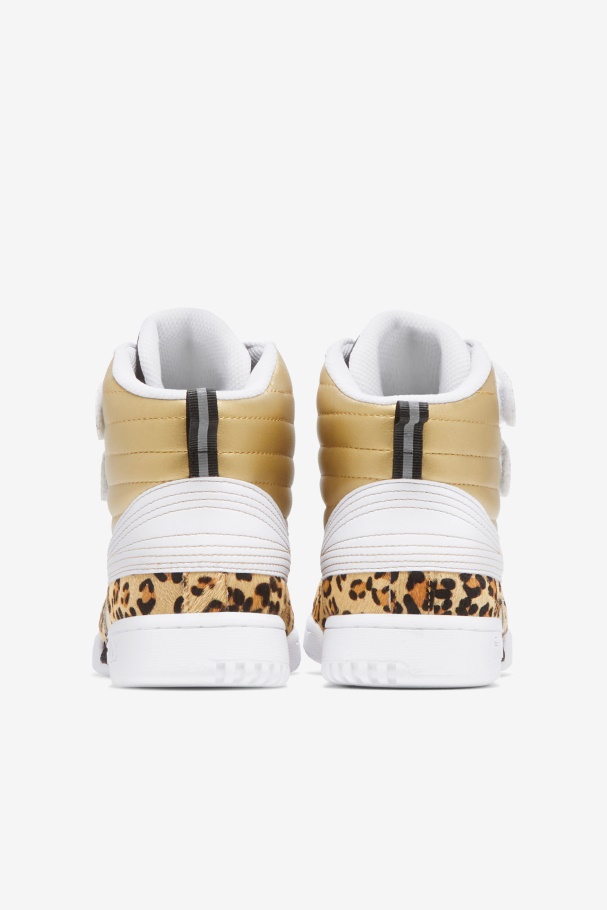 Fila Metálico Ouro/branco/preto Feminino F-14 Metálico