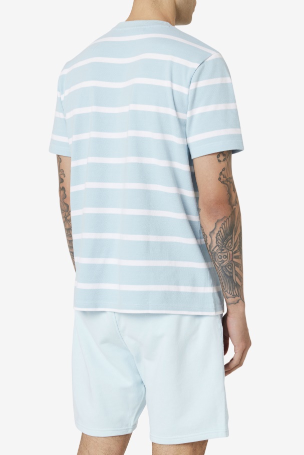 Fila Nega Tripulação Azul/branco