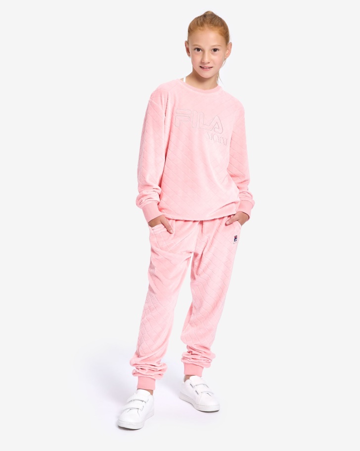 Fila Pale Rose Kid\s Sloane Crew