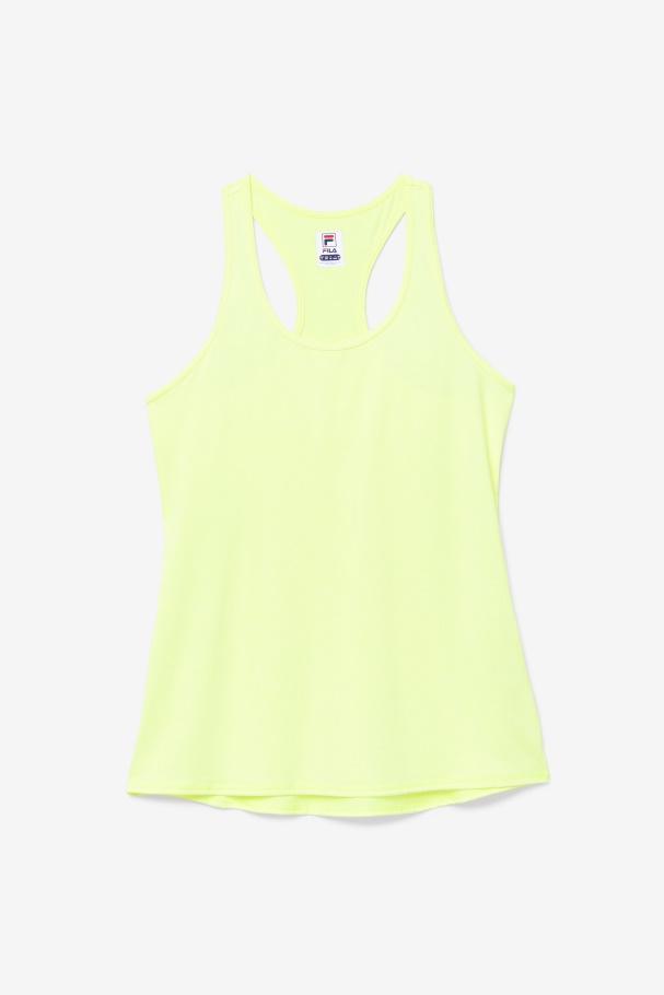 Fila Pickleball Racerback Tank Yellowheather