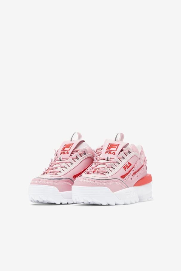 Fila Pink/coral Blush/white Big Kids\ Disruptor 2 Exp