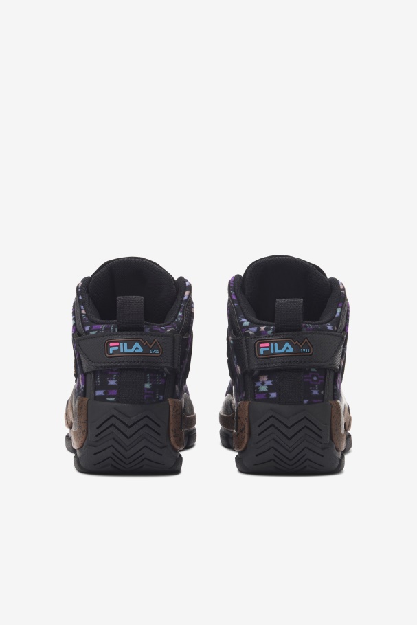 Fila Preto/pinha/roxo Big Kids\ Grant Hill 2 Ao Ar Livre