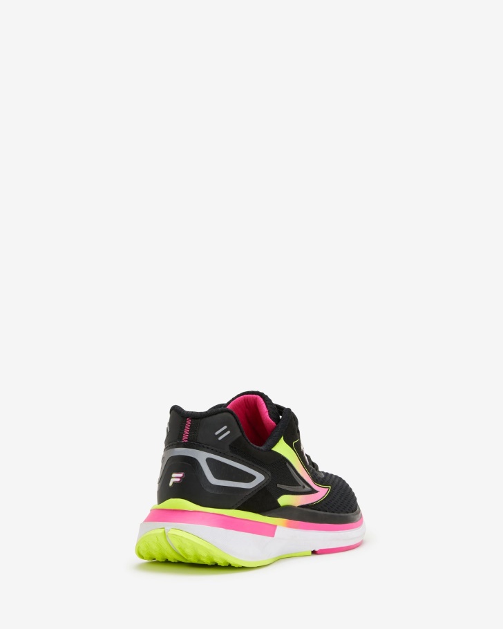 Fila Preto/pinkglo/safeyellow Feminino Fila Instinx