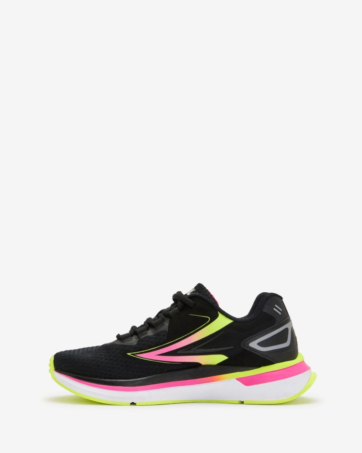 Fila Preto/pinkglo/safeyellow Feminino Fila Instinx