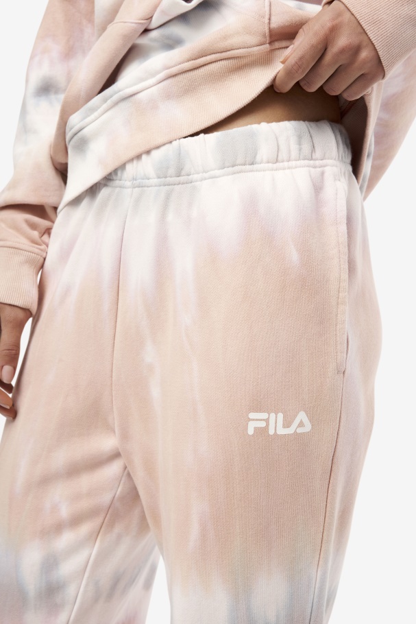 Fila Raleigh Tie Dye Jogger Gardênia/branco/bloco Belga