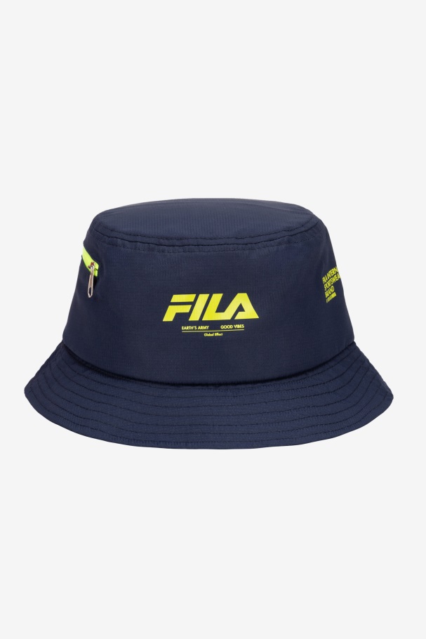 Fila Ripstop Chapéu Bucket Marinho