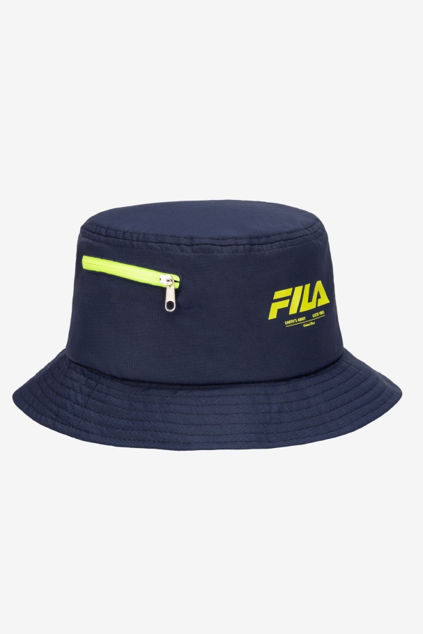 Fila Ripstop Chapéu Bucket Marinho