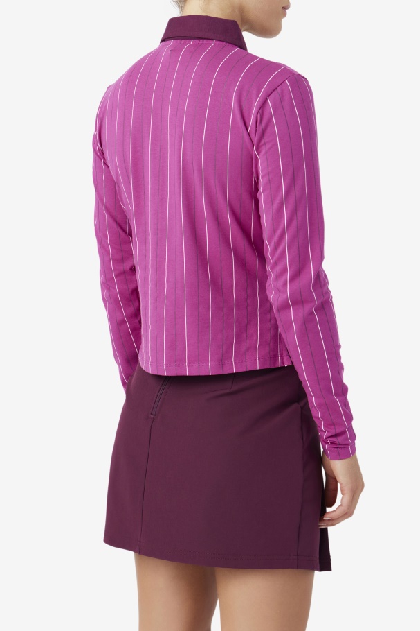 Fila Rouge/potpourri/vinho De Uva Jada Polo Manga Longa