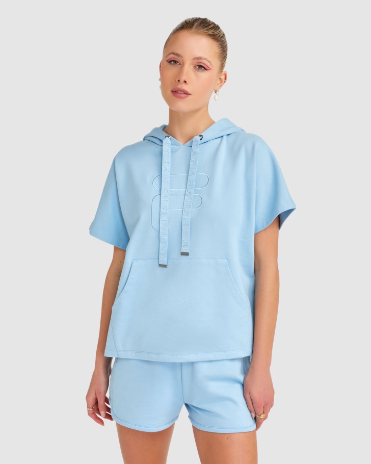 Fila Spencer Ss Hoody Glacier Lake Feminino