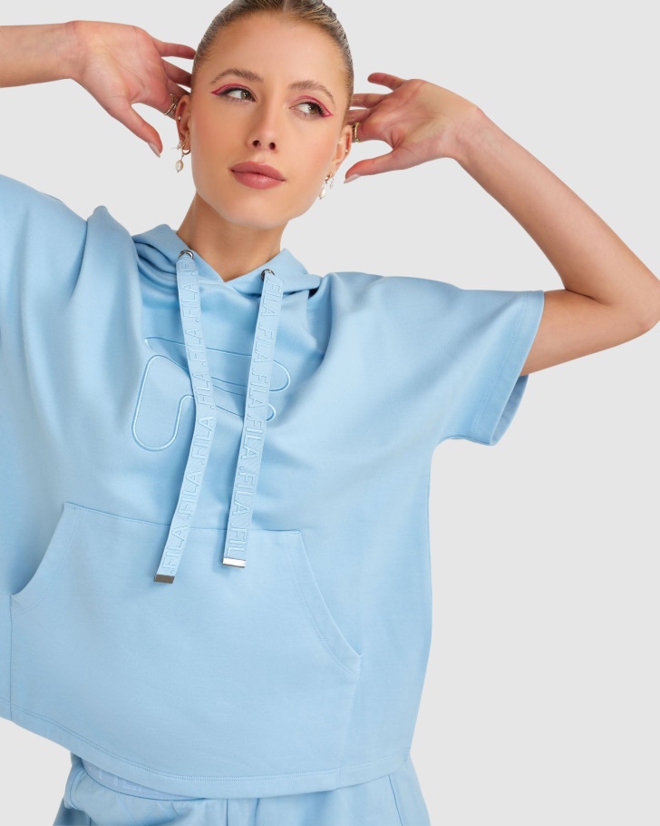 Fila Spencer Ss Hoody Glacier Lake Feminino