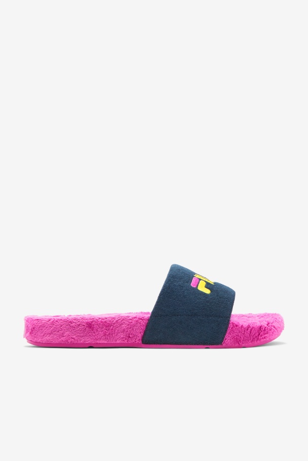 Fila Terry Drifter Slide Oceano/roxo/amarelo